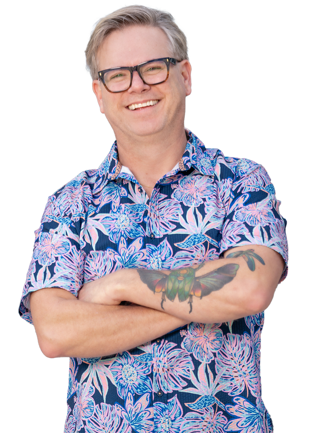 ben smiling with crossed arms